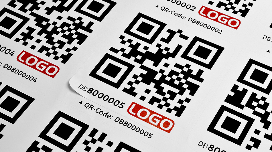 Ideaal voor QR-code stickers: Bedrukking buiten de snijlijn